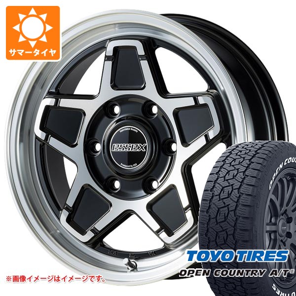 ニッサン NV350キャラバン E26用 2026年製 サマータイヤ トーヨー オープンカントリー A/T3 215/70R16 100T ホワイトレター エセックス ENCS 6.5-16 タイヤホイール4本セット