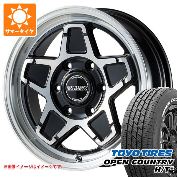 トヨタ ハイエース 200系用 2026年製 サマータイヤ トーヨー オープンカントリー H/T2 215/70R16 100H ホワイトレター エセックス ENCS 6.5-16 タイヤホイール4本セット