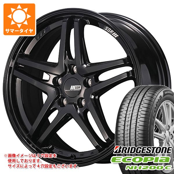 ブリヂストン ECOPIA 165/65R15タイヤ・ホイールセット サマータイヤ 165/65R15 81S ブリヂストン エコピア NH200C SSR GTV06