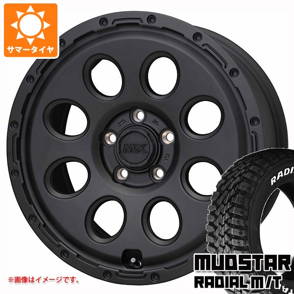 ミツビシ アウトランダー GF/GG系用 サマータイヤ マッドスター ラジアル M/T 215/70R16 100T ホワイトレター マッドクロス リーコン 7.0-16 タイヤホイール4本セット 81,070円
