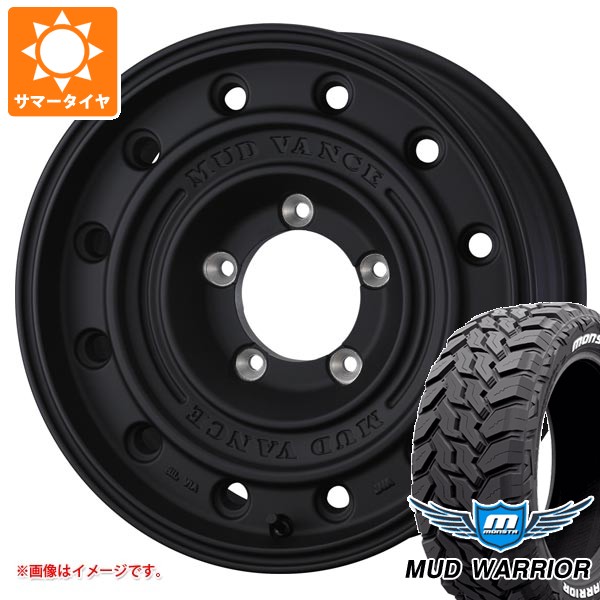 5本セット スズキ ジムニーノマド JC74W用 2026年製 サマータイヤ モンスタ マッドウォーリアー LT215/70R16 107/105Q ホワイトレター マッドヴァンス CL 6.0-16 タイヤホイール5本セット