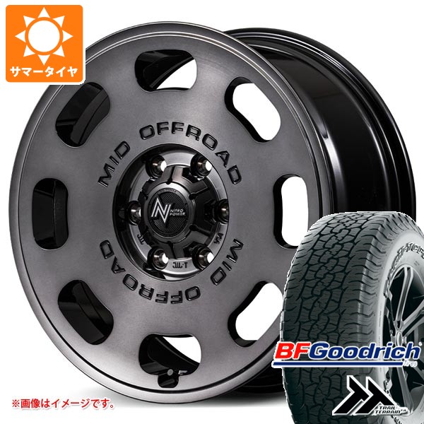 トヨタ ランドクルーザー300用 サマータイヤ BFグッドリッチ トレールテレーンT/A 265/65R18 114T アウトラインホワイトレター ナイトロパワー D8 パルサー 8.0-18 タイヤホイール4本セット 169,850円