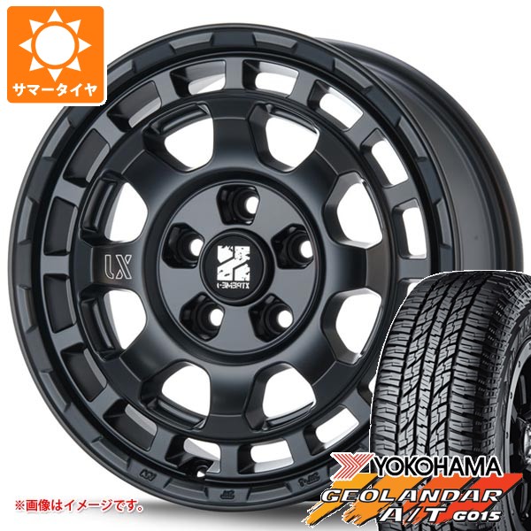 ミツビシ デリカD5用 サマータイヤ ヨコハマ ジオランダー A/T G015 LT225/75R16 115/112R アウトラインホワイトレター MLJ エクストリームJ サバンザ 7.0-16 タイヤホイール4本セット 91,630円