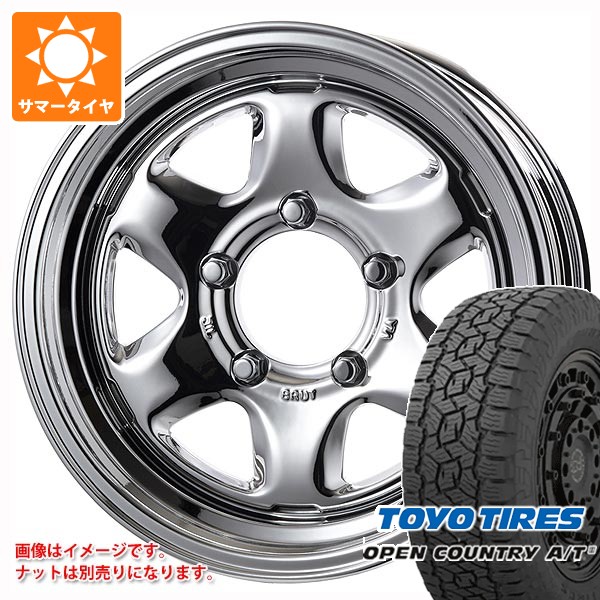 スズキ ジムニーノマド JC74W用 サマータイヤ トーヨー オープンカントリー A/T3 215/70R16 100T ブラックレター ブルート BR-44 6.5-16 タイヤホイール4本セット 114,050円