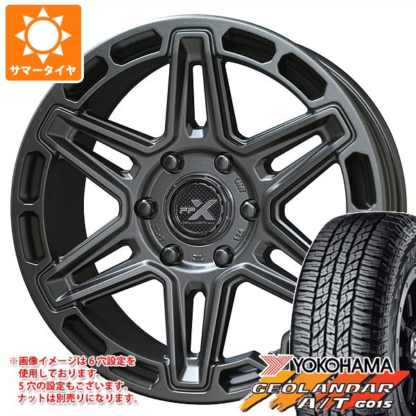 トヨタ RAV4 50系用 サマータイヤ ヨコハマ ジオランダー A/T G015 LT225/75R16 115/112R アウトラインホワイトレター PPX MK6 7.0-16 タイヤホイール4本セット 94,490円