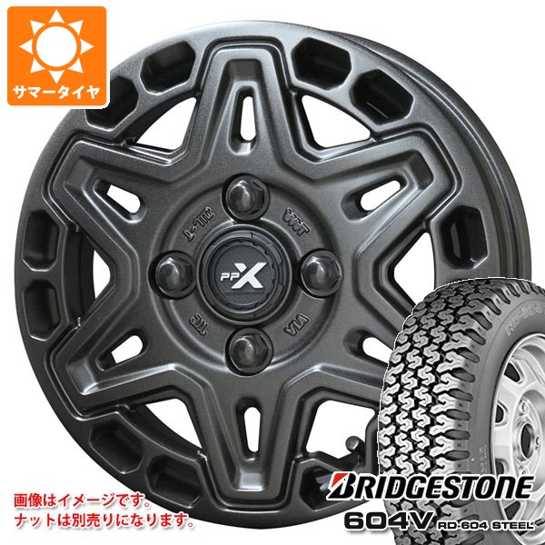 スズキ エブリイワゴン DA17W用 サマータイヤ ブリヂストン 604V RD 