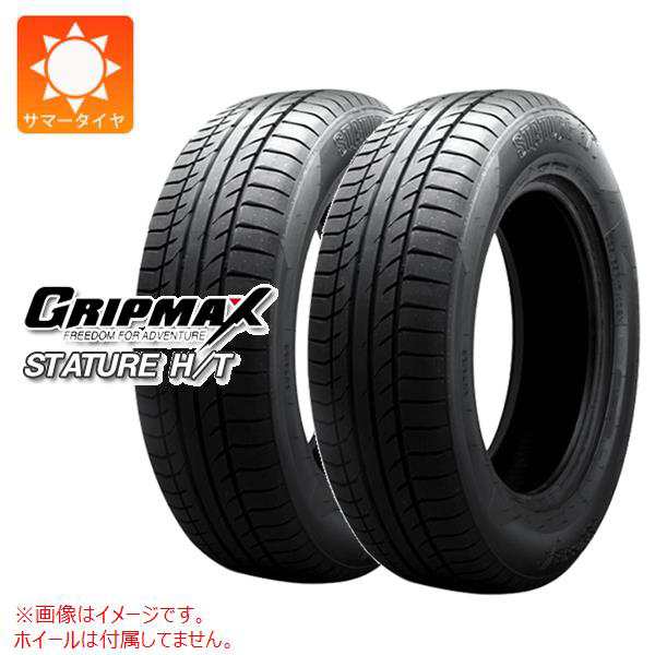 2本 サマータイヤ 235/55R19 105W XL グリップマックス スタチャー H/T GRIP MAX STATURE H/T