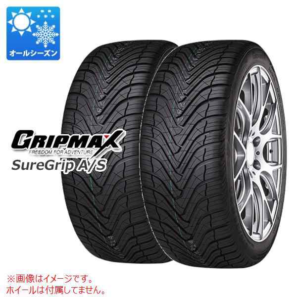 レビュー投稿で選べる特典 215/55R18 18インチ 2本 オールシーズン タイヤ グリップマックス シュアグリップ オールシーズン GRIPMAX  SureGrip A/S F