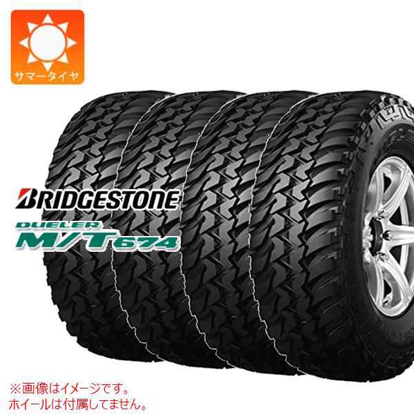 4本 サマータイヤ 225/75R16 110/107Q ブリヂストン デューラー M/T674 アウトラインホワイトレター BRIDGESTONE DUELER M/T674 正規品