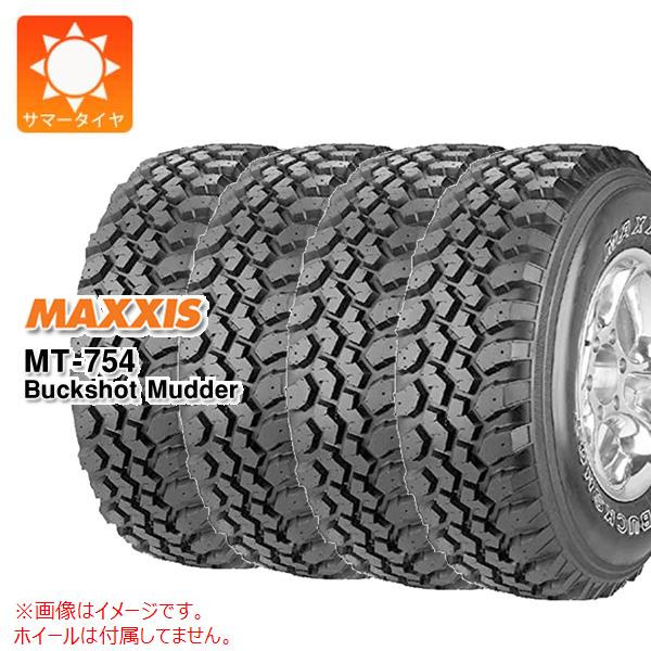 4本 サマータイヤ 195R14 106/104R 8PR マキシス MT-754 バックショットマッダー アウトラインホワイトレター MAXXIS MT-754 Buckshot Mudder 正規品の通販は