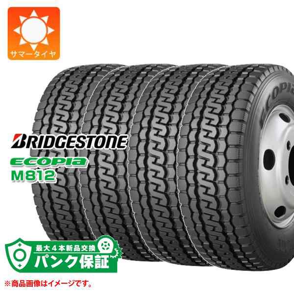 パンク保証付き【プランD】4本 サマータイヤ 195/85R16 114/112N ブリヂストン エコピア M812 BRIDGESTONE ECOPIA M812 【バン/トラック