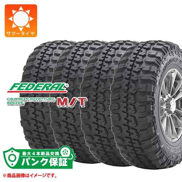 パンク保証付き【プランD】4本 サマータイヤ 235/85R16 120/116Q 10PR フェデラル クーラジア M/T ブラックレター FEDERAL COURAGIA M/T