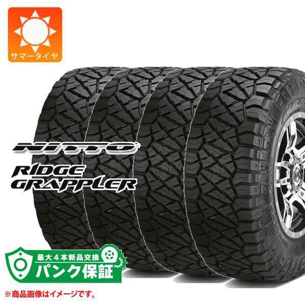 パンク保証付き【プランE】4本 サマータイヤ 285/70R17 121/118Q ニットー リッジグラップラー NITTO RIDGE  GRAPPLER[個人宅配送/後払決の通販はau PAY マーケット - タイヤ1番 | au PAY マーケット－通販サイト