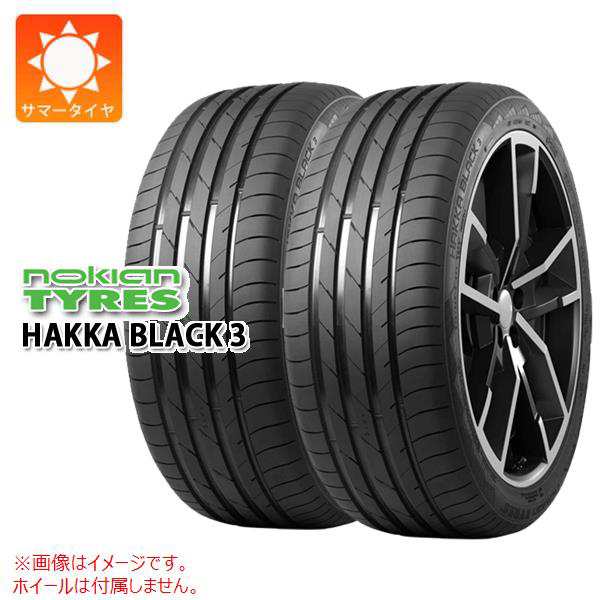 2本 サマータイヤ 235/40R19 96Y XL ノキアン ハッカ ブラック3 NOKIAN HAKKA BLACK 3