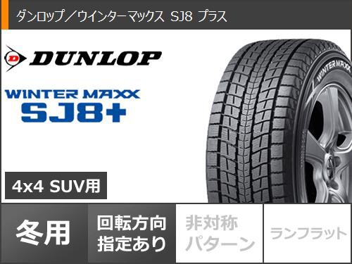 スタッドレスタイヤ ダンロップ ウインターマックス SJ8 プラス 235