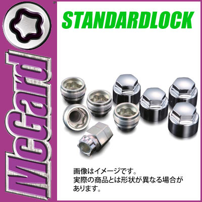 【正規品】 マックガード(McGard) MCG-29166 貫通ナット(クロームキャップ) 4個 M12x1.5 19/21HEX テーパー 盗難防止ロックナットの通販は 7,240円