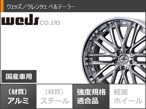 サマータイヤ 225/45R19 96W XL ヨコハマ ブルーアースGT AE51 クレンツェ ベルテーラー 8.0-19 タイヤホイール4本セット_2