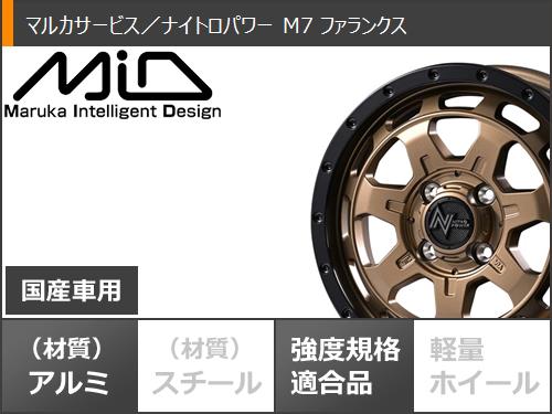 ミツビシ デリカミニ B30系用 サマータイヤ ダンロップ エナセーブ EC204 165/65R14 79S ナイトロパワー M7 ファランクス 4.5-14 タイヤホイール4本セット