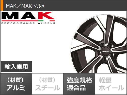 ジャガー XF JB系用 スタッドレス ヨコハマ アイスガードエイト iG80 245/40R19 98Q XL IG80A 2025年10月発売サイズ MAK マルメ タイヤホイール4本セット_2