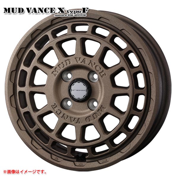 マッドヴァンスX タイプF 5.0-14 ホイール1本 MUD VANCE X TYPE F プロボックス/サクシード