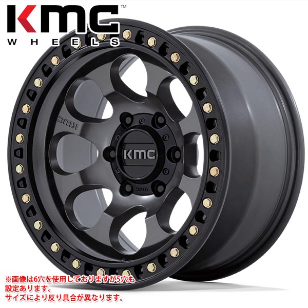 KMC KM550 ライオト SBL 8.5-17 ホイール1本 輸入車用 KM550 RIOT SBL ラングラー用