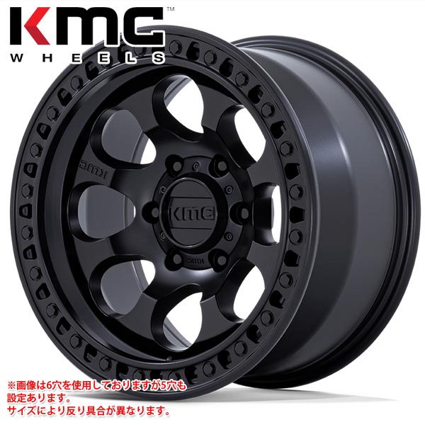 KMC KM550 ライオト SBL 8.5-17 ホイール1本 輸入車用 KM550 RIOT SBL ラングラー用 30,405円