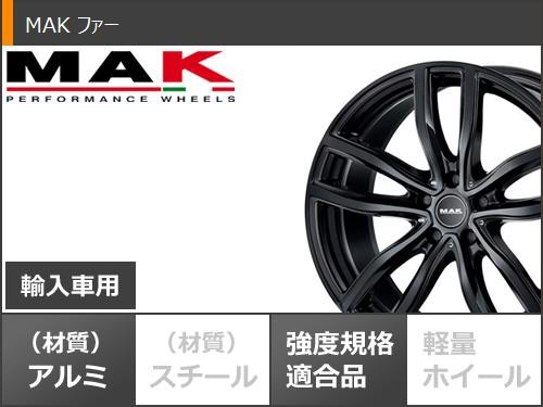 BMW F15 X5用 スタッドレス 正規品 ブリヂストン ブリザック DM-V3 255/55R18 109Q XL MAK ファー  タイヤホイール4本セット｜au PAY マーケット