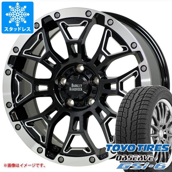 デリカD:5用 スタッドレス トーヨー オブザーブ GSi-6 235/65R17 108Q XL バークレイハードロック エルバート タイヤホイール4本セットの通販は