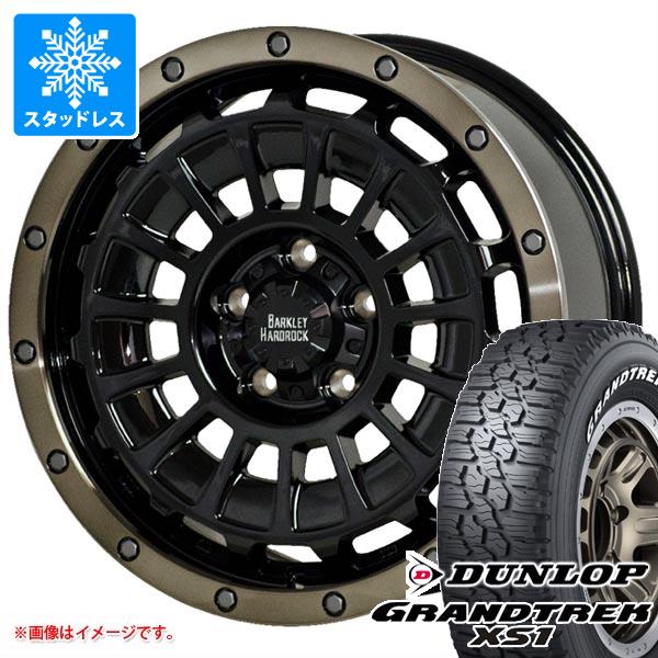 スタッドレスタイヤ ダンロップ グラントレック XS1 215/70R16 100/97N ホワイトレター ＆ バークレイハードロック ローガン 7.0-16 タイヤホイール4本セット215/70-16 DUNLOP GRANDTREK XS1
