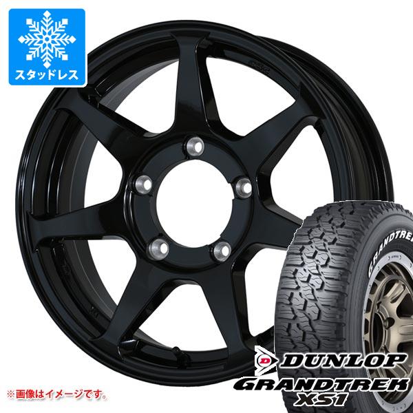 ジムニーシエラ JB74W用 スタッドレス ダンロップ グラントレック XS1 185/85R16 105/103L LT ホワイトレター ドゥオール CST ゼロワンハイパー +J タイヤホイール4本セット