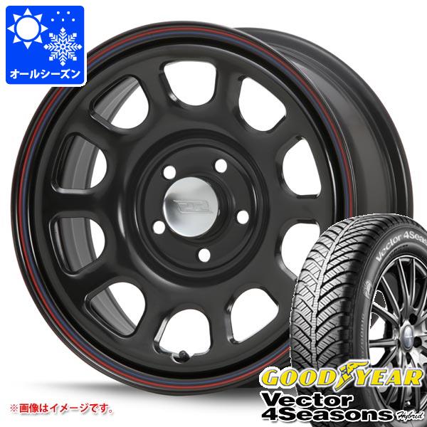 オールシーズン 215/65R16 98H グッドイヤー ベクター 4シーズンズ ハイブリッド MLJ デイトナ SS 新型デリカD5対応 7.0-16 タイヤホイール4本セット