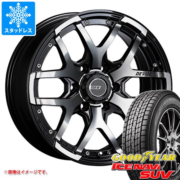 5本セット FJクルーザー 10系用 スタッドレス グッドイヤー アイスナビ SUV 265/70R17 115Q SSR ディバイド ZS タイヤホイール5本セット