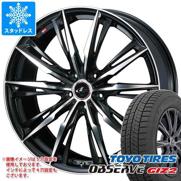 スタッドレスタイヤ トーヨー オブザーブ ギズ2 175/70R14 84Q ＆ レオニス GX 5.5-14 タイヤホイール4本セット175/70-14  TOYO OBSERVE Gの通販はau PAY マーケット - タイヤ1番 | au PAY マーケット－通販サイト