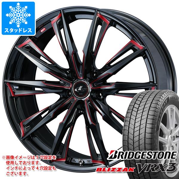 スタッドレスタイヤ ブリヂストン ブリザック VRX3 215/45R17 87Q ＆ レオニス GX 7.0-17 タイヤホイール4本セット215/45-17 BRIDGESTONE BLIZZAK VRX3
