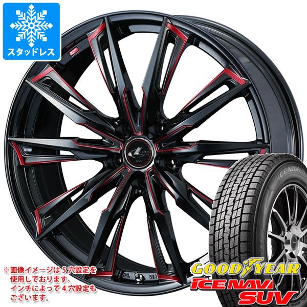 スタッドレスタイヤ グッドイヤー アイスナビ SUV 235/65R18 106Q ＆ レオニス GX 8.0-18 タイヤホイール4本セット 235/65-18 GOODYEAR ICE NAVI SUV