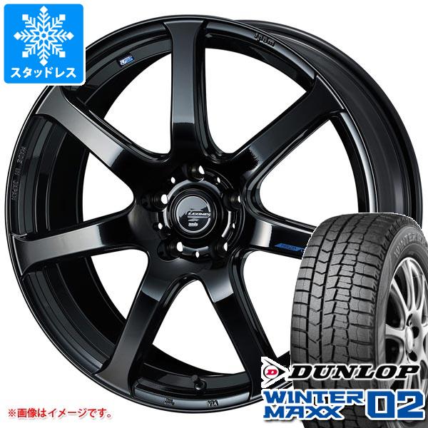 クロストレック GU系用 スタッドレス ダンロップ ウインターマックス02 WM02 225/60R17 99Q レオニス ナヴィア 07 タイヤホイール4本セットの通販は