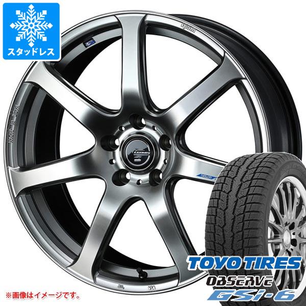 スタッドレスタイヤ トーヨー オブザーブ GSi-6 225/65R17 102Q ＆ レオニス ナヴィア 07 7.0-17 タイヤホイール4本セット225/65-17 TOYO OBSERVE GSi-6
