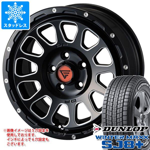 5本セット FJクルーザー 10系用 スタッドレス ダンロップ ウインターマックス SJ8 プラス 265/70R17 115Q デルタフォース オーバル タイヤホイール5本セット