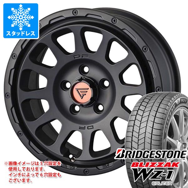 スタッドレスタイヤ ブリヂストン ブリザック WZ-1 235/65R17 108Q XL ＆ デルタフォース オーバル 7.0-17 タイヤホイール4本セット235/65-17 BRIDGESTONE BLIZZAK WZ-1