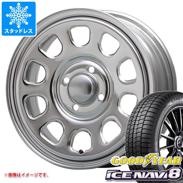 ハスラー用 スタッドレス グッドイヤー アイスナビ8 165/70R14 81Q MLJ デイトナ SS タイヤホイール4本セットの通販は