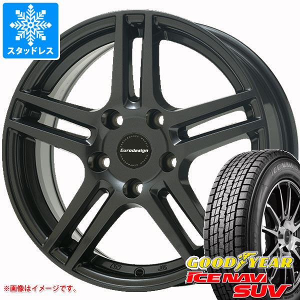 ルノー キャプチャー HJBH5H用 スタッドレス グッドイヤー アイスナビ SUV 215/65R16 98Q アイガー タイヤホイール4本セット