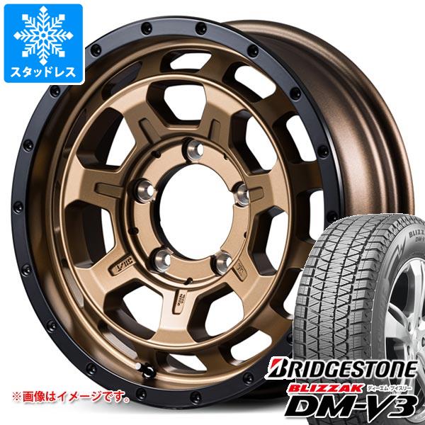 スズキ ジムニー JB64W用 スタッドレス ブリヂストン ブリザック DM-V3 215/70R16 100Q ナイトロパワー M7 ファランクス タイヤホイール4本セット