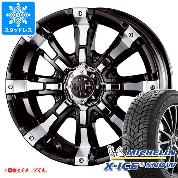 スタッドレスミシュラン265/65 R 17タイヤ、ホイール4本セットプラド