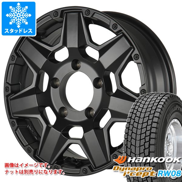 5本セット スズキ ジムニー用 スタッドレス ハンコック ダイナプロアイセプト RW08 175/80R16 91Q クライメイト スワット タイヤホイール5本セット