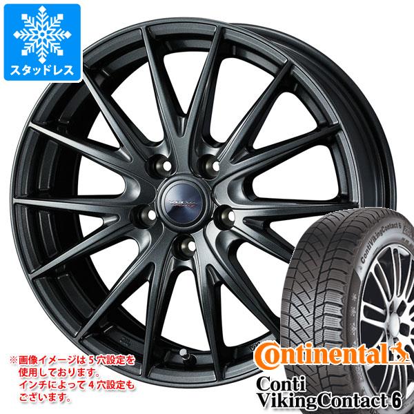 スタッドレスタイヤ コンチネンタル コンチバイキングコンタクト6 175 65r14 82t ヴェルヴァ スポルト2 5 5 14 タイヤホイール4本セッの通販はau Pay マーケット タイヤ1番