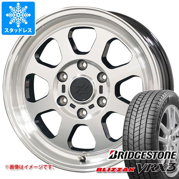 トヨタ ハイエース 200系用 スタッドレス ブリヂストン ブリザック VRX3 215/70R16 100Q コスミック クロスブラッド XB02 タイヤホイール4本セット