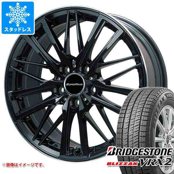 アウディ A4 8W系用 スタッドレス ブリヂストン ブリザック VRX2 225/50R17 94Q ユーロアクシス ガヤ W5 タイヤホイール4本セットの通販は