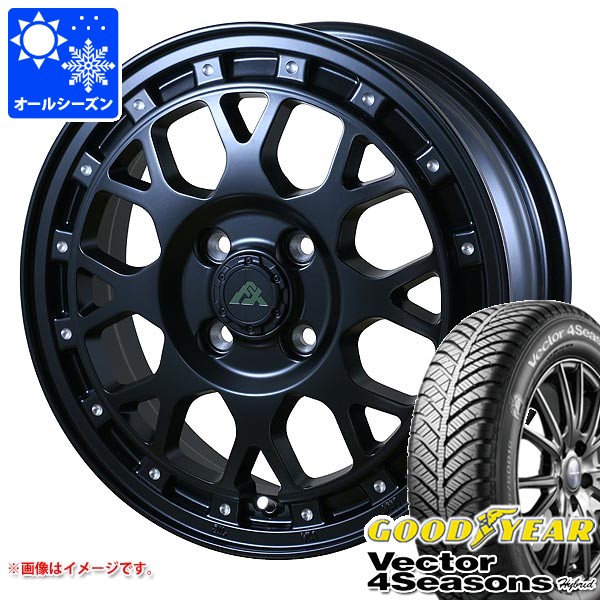 オールシーズン 165/50R15 73H グッドイヤー ベクター 4シーズンズ ハイブリッド ドゥオール フェニーチェ クロス XC8 5.0-15 タイヤホイール4本セット 77,385円