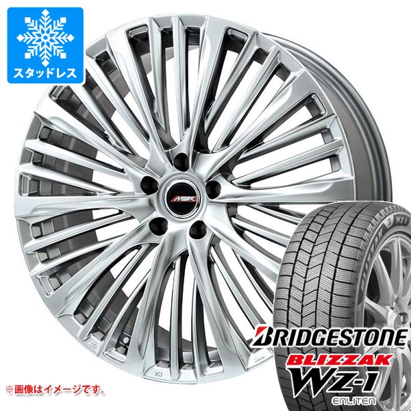 トヨタ 40系アルファード用 スタッドレス ブリヂストン ブリザック WZ-1 225/55R19 103Q XL プレミックス MER-X タイヤホイール4本セット