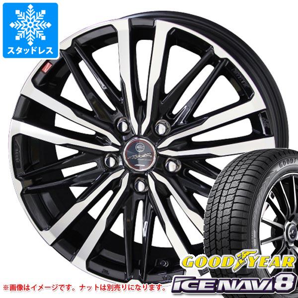 スタッドレスタイヤ グッドイヤー アイスナビ8 175/60R16 82Q ＆ スマック クレスト 6.0-16 タイヤホイール4本セット175/60-16 GOODYEAR ICE NAVI 8